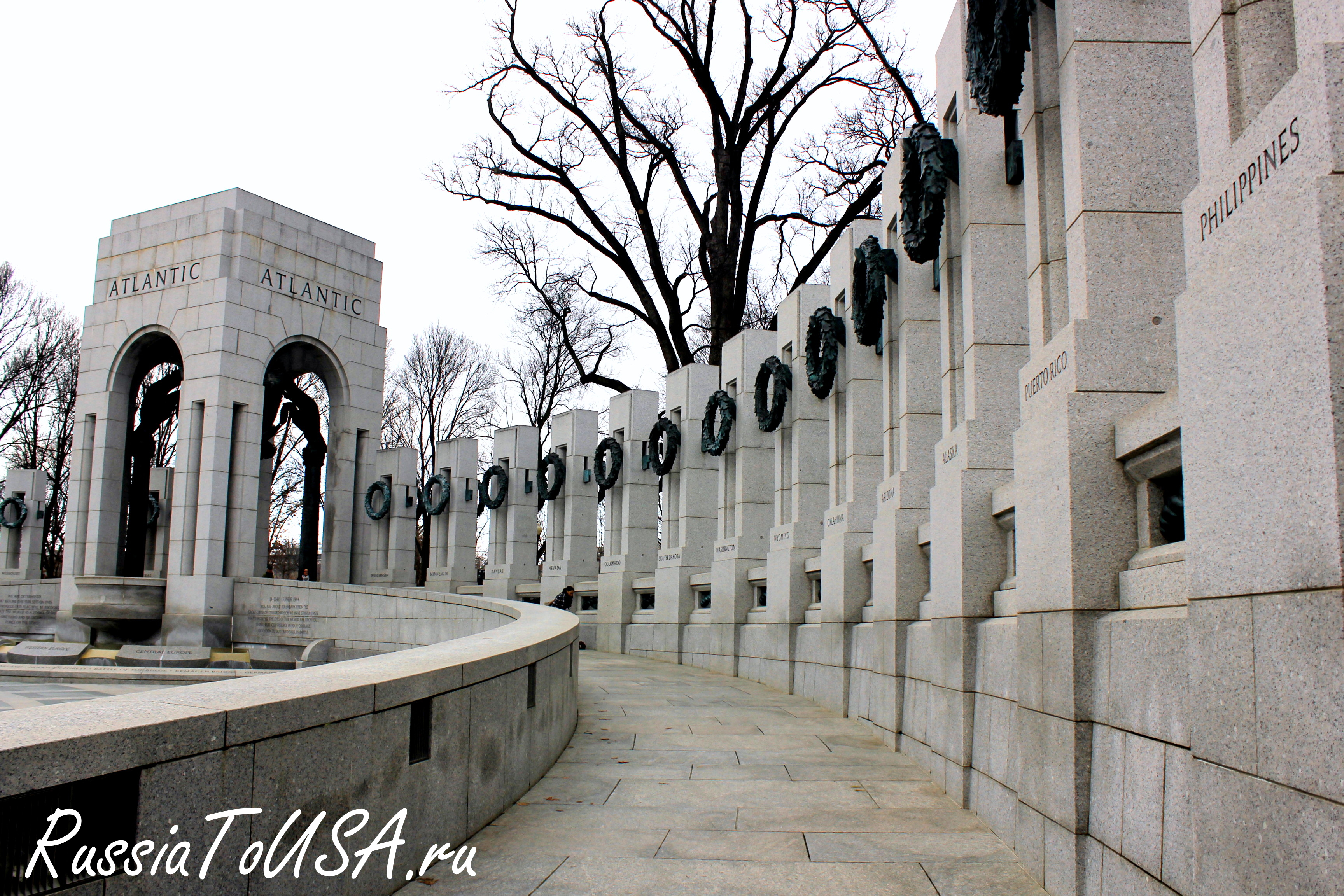 Памятник Второй Мировой Войне Вашингтон