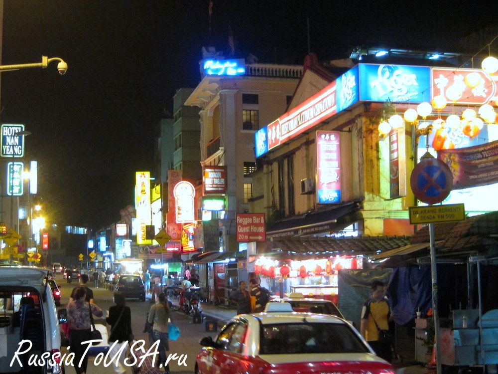 ночной куала-лумпур
