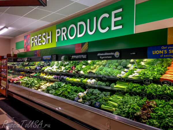 цены на овощи в США