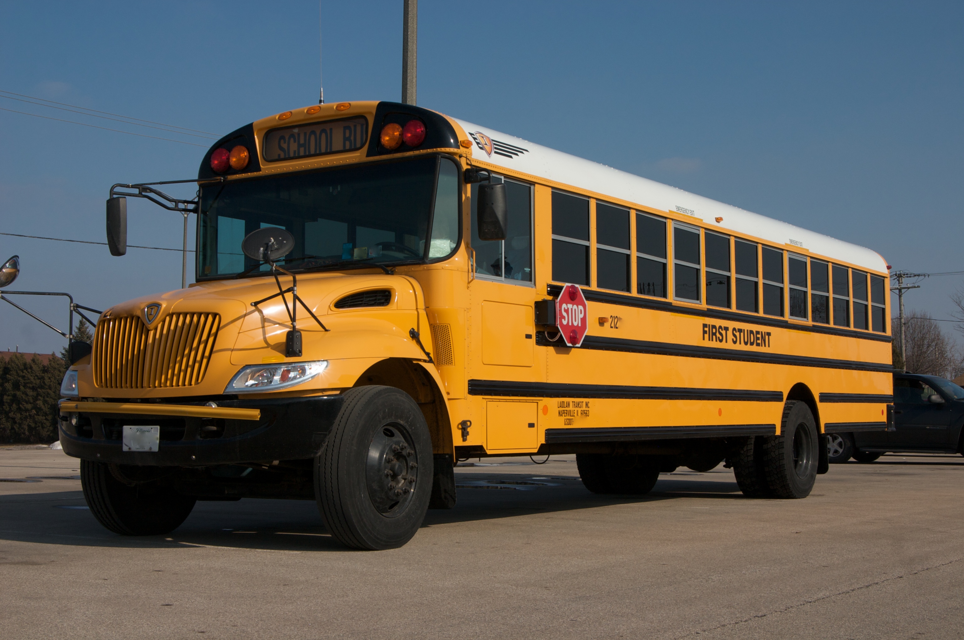 школьный автобус США 
